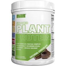 EVLUTIONNUTRITION 植物蛋白粉, Natural Chocolate, 1入, 680g