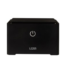 르젠 초음파세척기 LZWS-W01 2단조절 가정용 세척기 안경 시계 귀금속 EG, 1개, 블랙