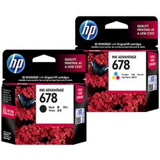 HP 데스크젯 잉크어드밴티지 3545 복합기 잉크젯, HP678(검정+컬러)
