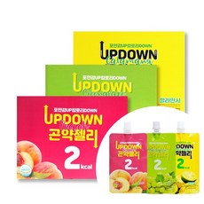 티타임고려 2kcal 업다운 곤약젤리 복숭아+청포도+깔라만시 각1박스 (총30팩), 30개, 150ml