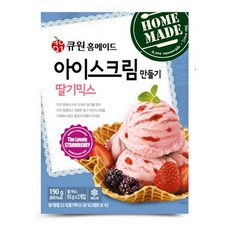 [큐원] 아이스크림 믹스, 1개, 190g