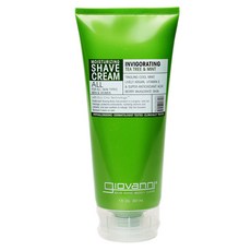 Giovanni 모이스춰라이징 쉐이빙 크림 인비거레이팅 티트리 & 민트, 207ml, 1개