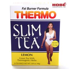 Hobe Labs 써모 슬림 티 레몬, 24개입, 1개
