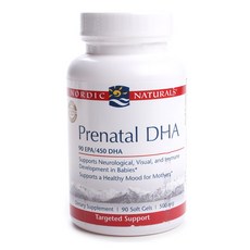 노르딕내츄럴스 프리네이탈 DHA 500mg 소프트 젤, 90개입, 1개