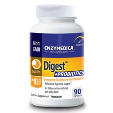 Enzymedica 다이제스트 + 프로바이오틱스 캡슐, 90개입, 1개