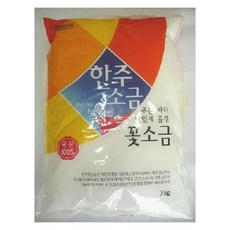 한주 한주소금 꽃소금, 3kg, 1개