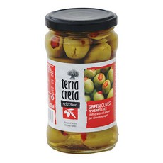 테라크레타 피망 그린 올리브 (씨 제거), 290g, 1개