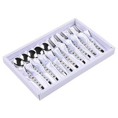 코렐코디네이츠 씨드 젠세라믹 티스푼 티포크 10p, 3종 (티스푼 (15cm), 티포크 (15cm), 케이스 (21 x 26 cm))
