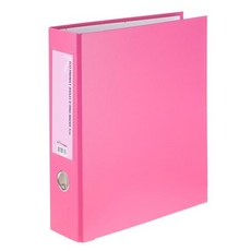 Eco Chungwoon D型3孔活頁夾 7cm, 粉色的, 2個