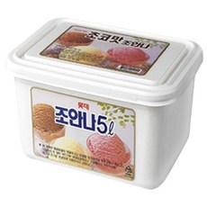 롯데제과 조안나 아이스크림 초코, 5L, 1개
