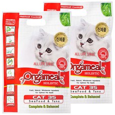 올가밀 홀리스틱 캣35 고양이 사료 씨푸드&참치, 2개, 참치, 1kg