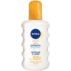 니베아 선 프로텍트 앤 센서티브 SPF50+ PA+++ 선스프레이, 200ml, 1개, 200ml, 1개