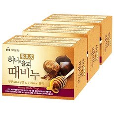 무궁화 허니 앤 율피 때비누, 100g, 3개