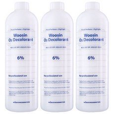 우신 오투 산화제 6%, 1L, 3개