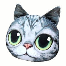 고양이얼굴쿠션