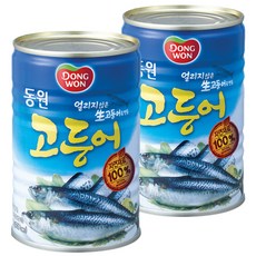 동원 고등어 통조림, 400g, 2개