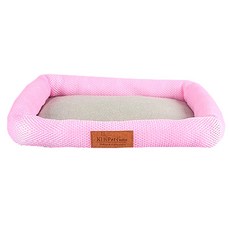 펫츠랜드 메쉬 애견 쿨방석, 핑크, S (30 x 25 cm)