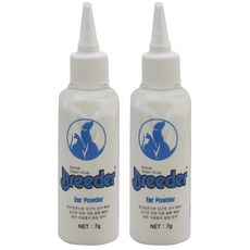 브리더 이어 파우더 7g×2개 강아지귀청소 귀털정리용