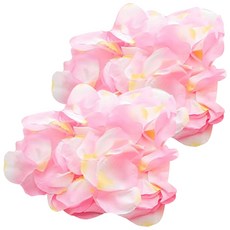 STUPID 花灑絲綢花瓣, 2個, 粉色的