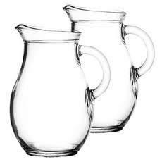 파사바체 비스트로물병 1.0L 1+1 유리물병 피처 저그물병, 비스트로물병-2개, 1L, 2개