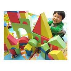 키움하우스 소프트블록 대형, 혼합 색상, 1개
