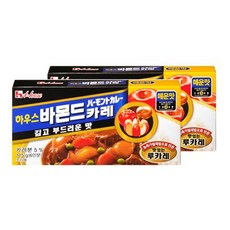 하우스식품주식회사 바몬드 분말카레 매운맛, 115g, 2개