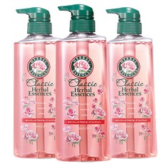 허벌에센스 무실리콘 샴푸 핑크로즈, 490ml, 3개