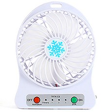 TROVIS USB便攜式迷你風扇, TRTA-C5, 白色的