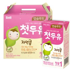 앱솔루트 첫두유 자연콩 1단계 190ml, 16개입, 16개