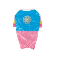 유아러피치 강아지 왕자님 한복, 분홍 + 하늘색, 1개