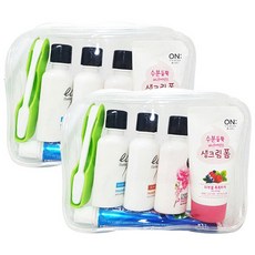 온더바디 여행용 세면도구 6종, 2세트, 1개