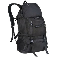 써니백 여행 더블캠 백팩 45L, 블랙