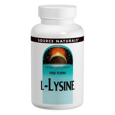 Source Naturals L-라이신 파우더, 100g, 1개