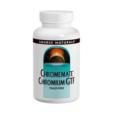 Source Naturals 크롬메이트 크롬 GTF 200 mcg 타블렛, 1개, 120정
