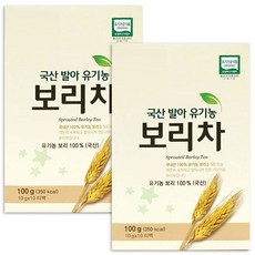 오가닉스토리 국산 발아 유기농 보리차 10개입, 2개