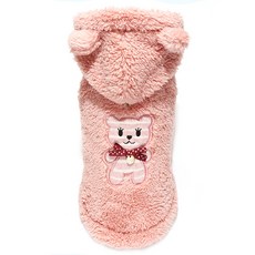 퍼피엔젤 애견용 BBOBBO TM 보아 점퍼 베스트, 핑크, 1개