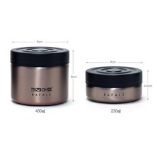 키친아트 라팔 트위니 보온 도시락 세트 1080ml, 혼합색상, 1개