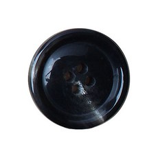 동화상가몰 야크코트 단추 I-3 25mm, 블랙 유광, 10개입