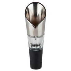 비스키 프로페셔널 푸어러 스파우트 에어레이팅, Silver+Black, 1개
