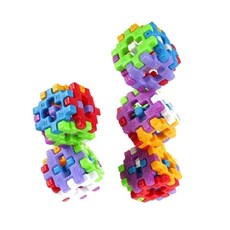 아하토이 꼬마 사각 블럭 200p, 혼합색상, 1세트