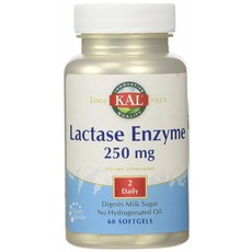 Kal 락타아제 엔자임 250mg 소프트젤