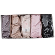오마샤리프 여성용 햄 노라인 미디팬티 5p 세트 OWP5005