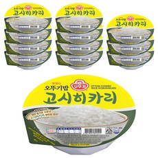 맛있는 오뚜기밥 고시히카리, 210g, 12개
