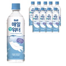 매일유업 매일 첫 유아 워터 500ml, 10개, 10개