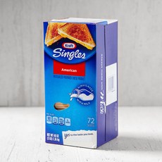 크라프트 싱글즈 아메리칸 치즈 72매입, 1.36kg, 1개