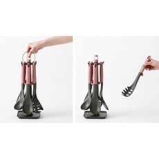 락앤락 써포트 키친툴 7p 세트, 키친툴 7종, 핑크, 1세트