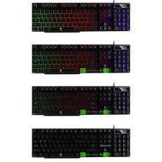지트랙터 게이밍 키보드 마우스 장패드 합본 세트, GMK-220, 혼합색상, 일반형