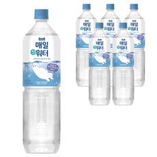 매일유업 매일 첫 유아 워터 1.5L, 6개, 6개