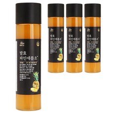 행복한 농장 발효 파인애플초, 480ml, 4개