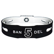 BANDEL 數字可逆手鍊 5, 黑+白